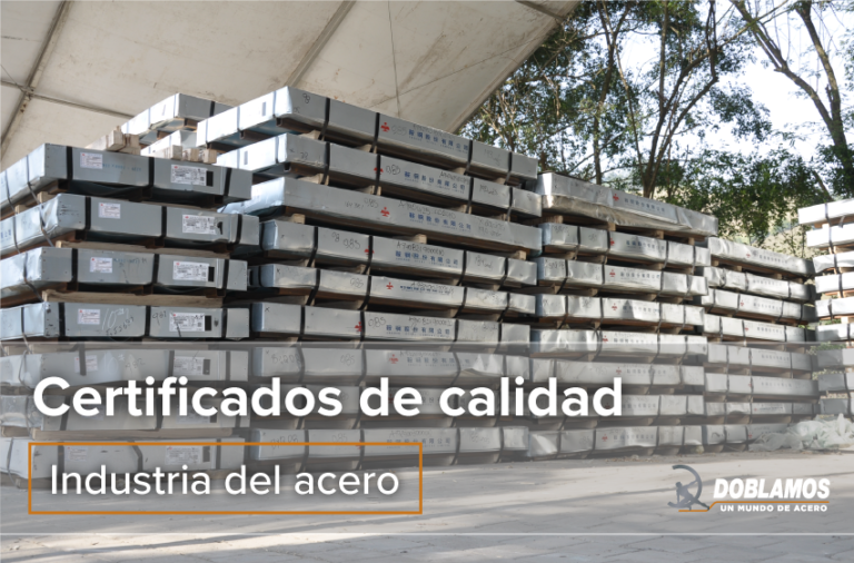 certificados de calidad en la industria del acero